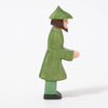 Wooden toy figure of hunter in green from Ostheimer | ©Conscious Craft
